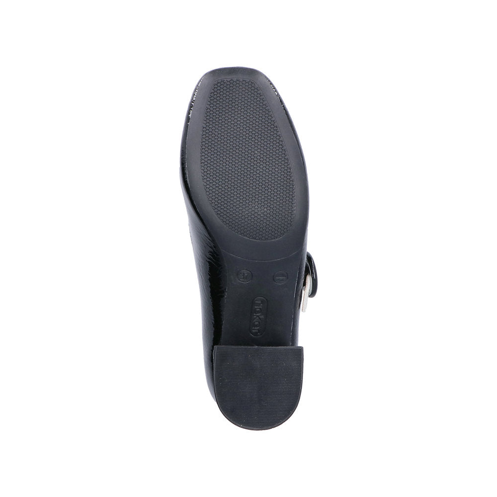 Rieker 44752-00 Ladies Black Mary Jane Heels