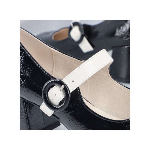 Rieker 44752-00 Ladies Black Mary Jane Heels