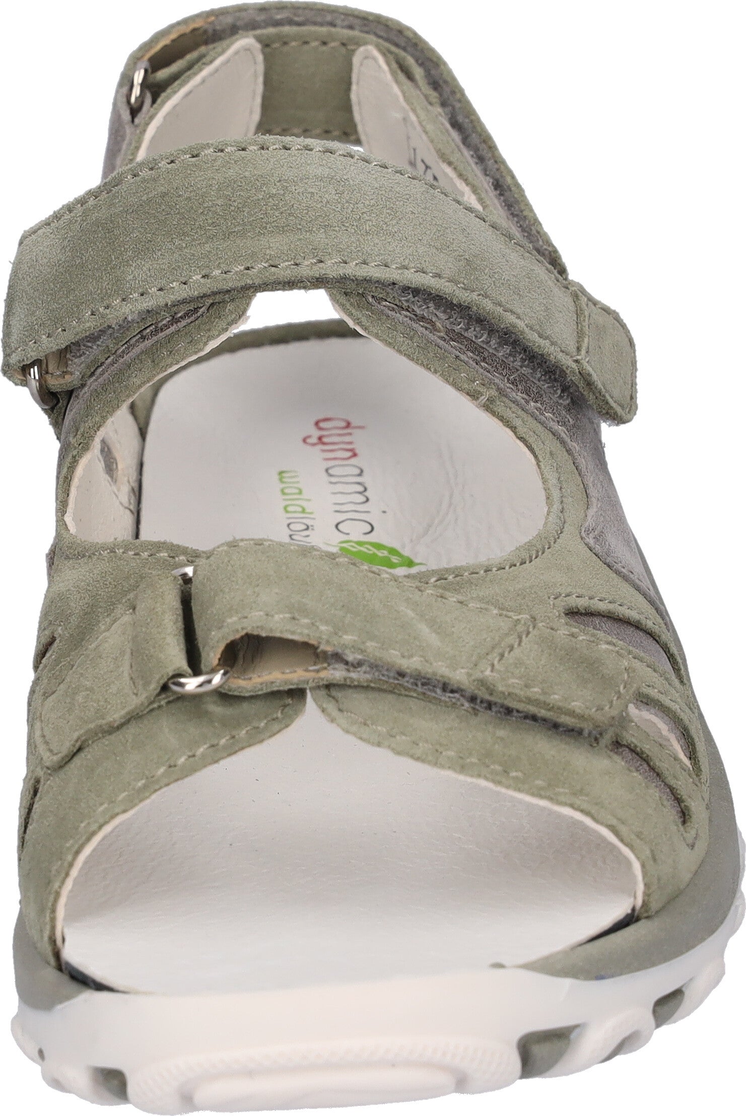 Waldlaufer 448001 235 293 Hanni Ladies Mint Stone Leather Arch Support Touch Fastening Sandals