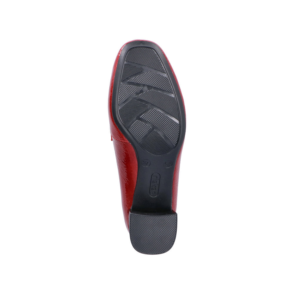 Rieker 45052-33 Ladies Red Slip On Heels