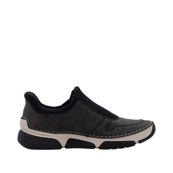 Rieker 45965-45 Ready2Go Ladies Grey Slip On Shoes