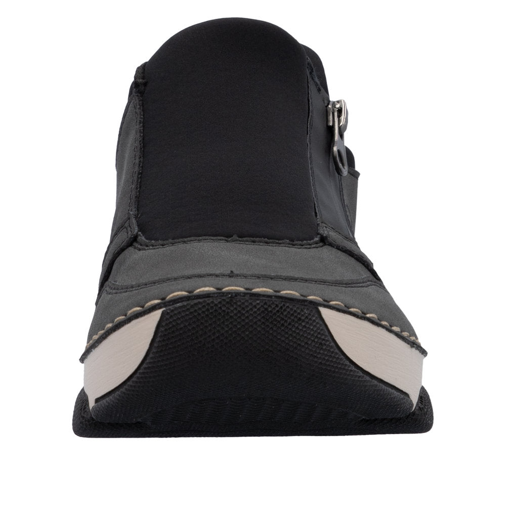 Rieker 45965-45 Ready2Go Ladies Grey Slip On Shoes