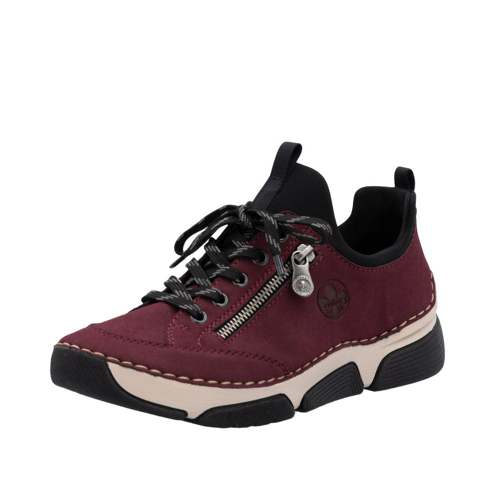 Rieker 45973-36 Ladies Red Slip On Shoes