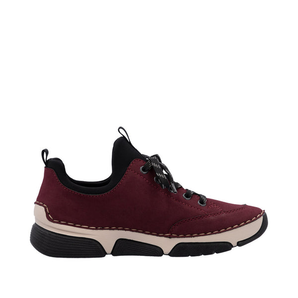 Rieker 45973-36 Ladies Red Slip On Shoes