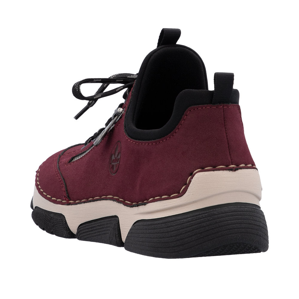 Rieker 45973-36 Ladies Red Slip On Shoes