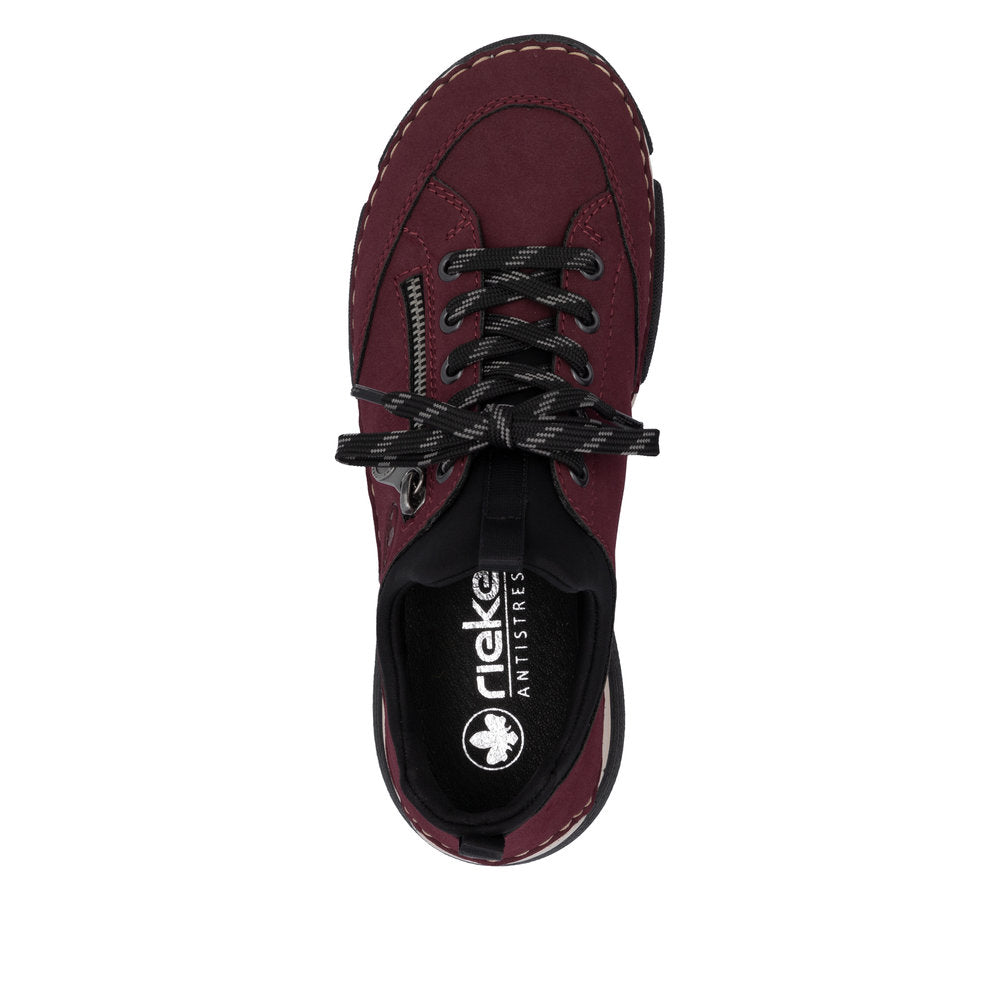 Rieker 45973-36 Ladies Red Slip On Shoes