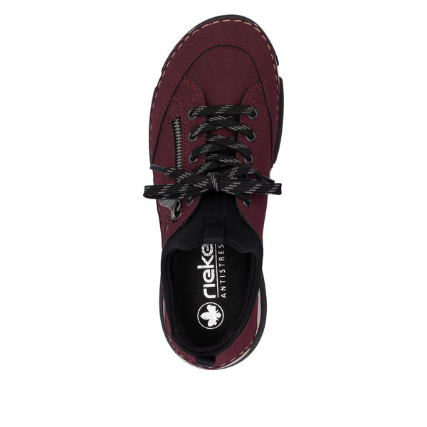 Rieker 45973-36 Ladies Red Slip On Shoes
