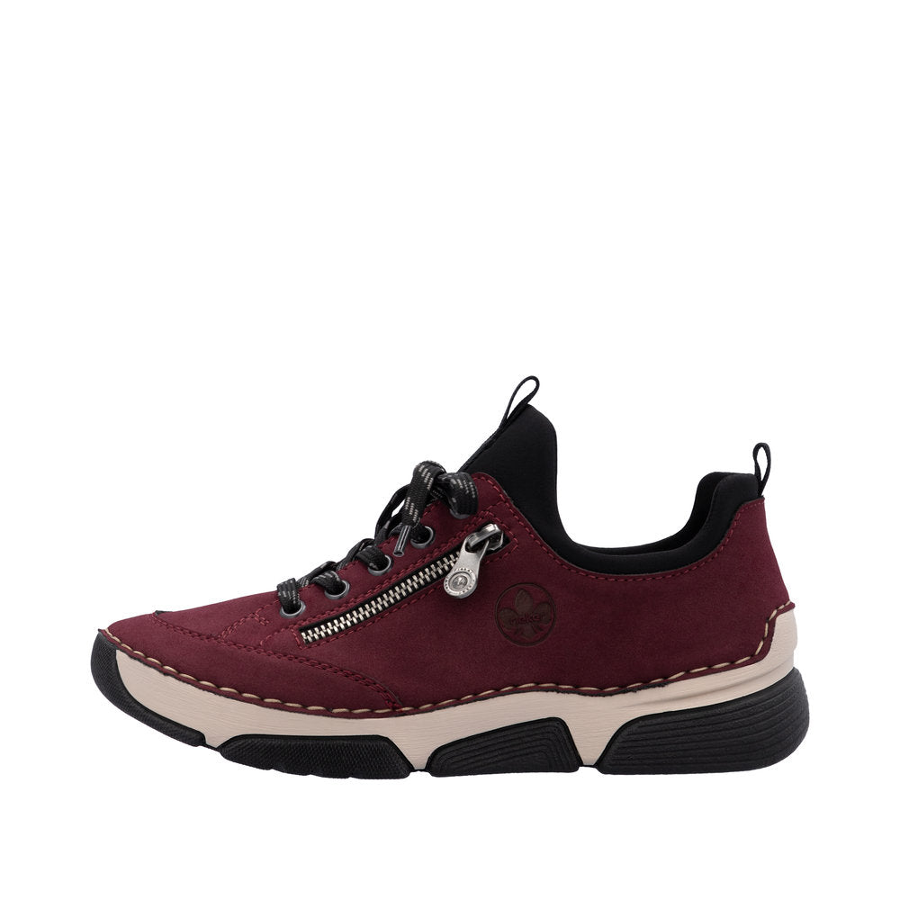 Rieker 45973-36 Ladies Red Slip On Shoes