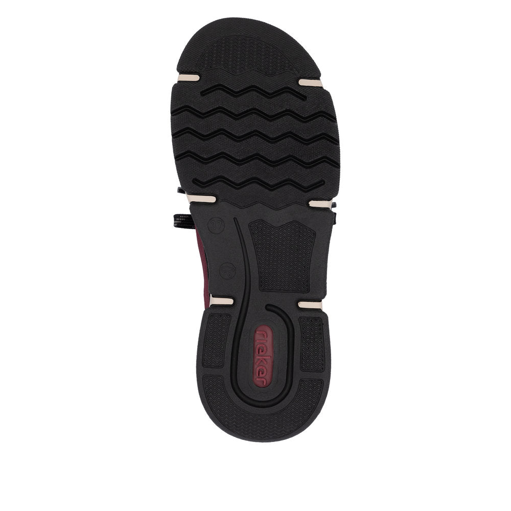 Rieker 45973-36 Ladies Red Slip On Shoes
