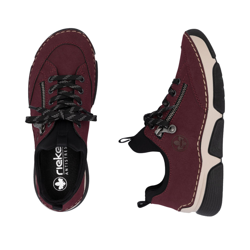 Rieker 45973-36 Ladies Red Slip On Shoes