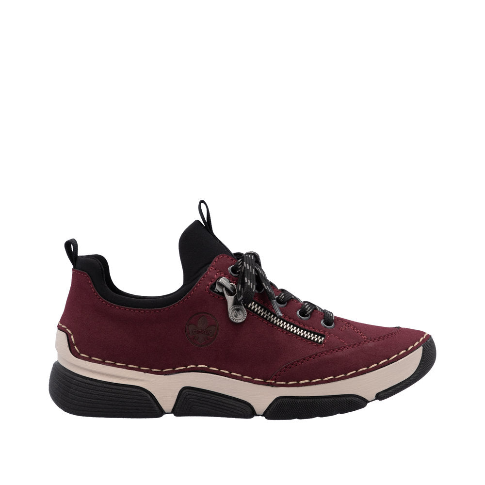 Rieker 45973-36 Ladies Red Slip On Shoes