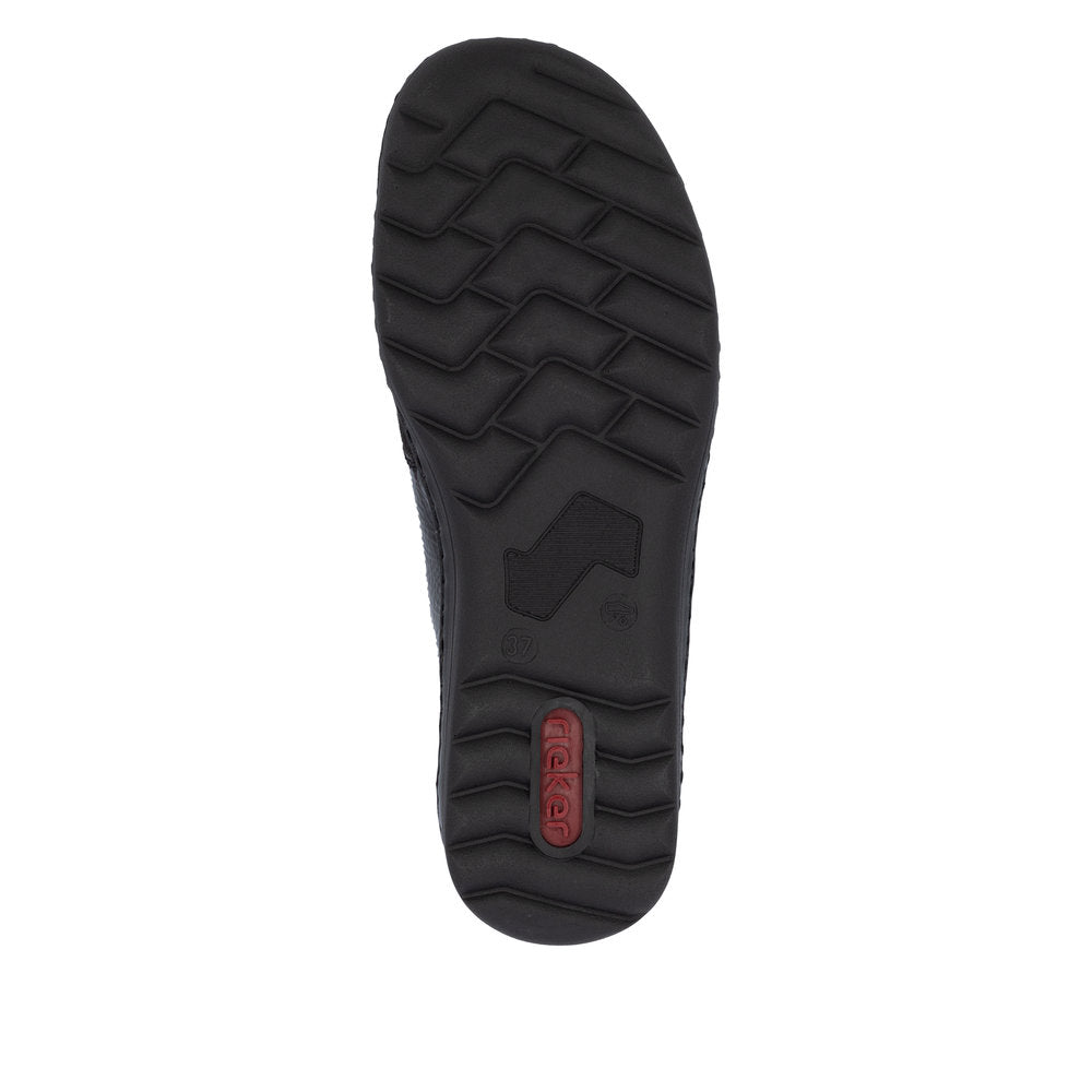 Rieker 48951-35 Ladies Red Touch Fastening Shoes