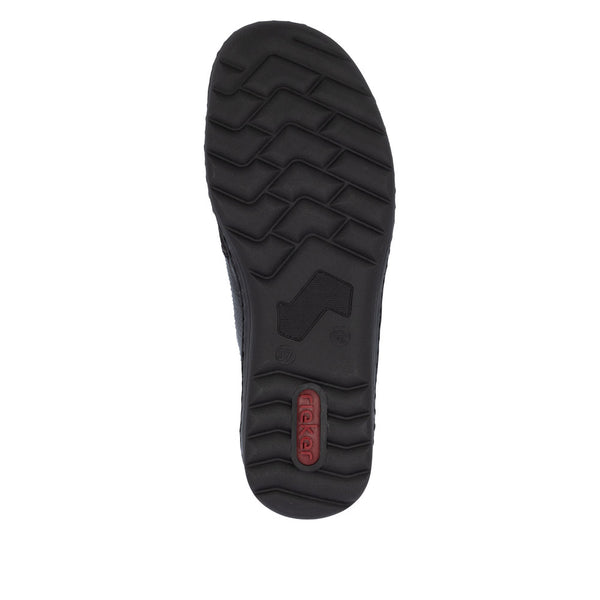 Rieker 48951-35 Ladies Red Touch Fastening Shoes