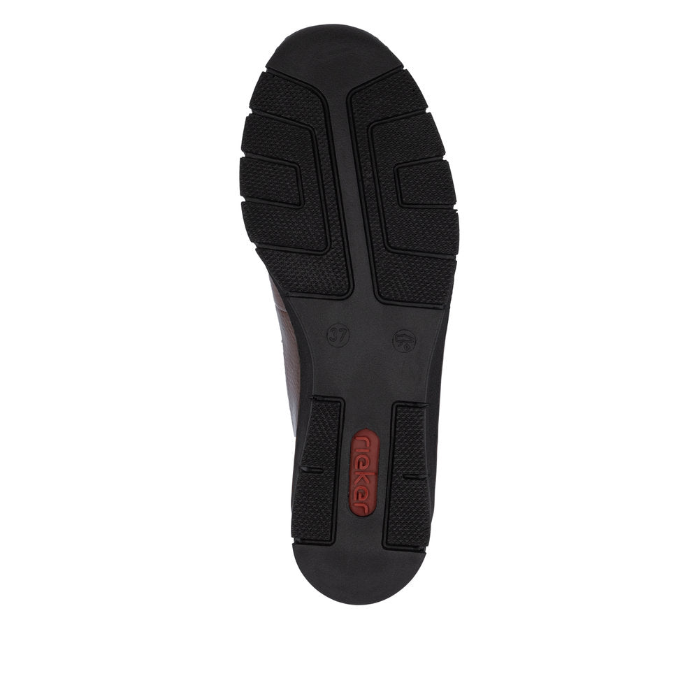 Rieker 53751-24 Ladies Brown Slip On Shoes
