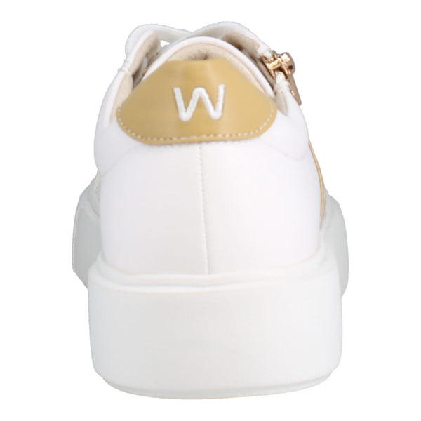 Westland Kate 04 Ladies White Combi Vegan Lace Up Trainers