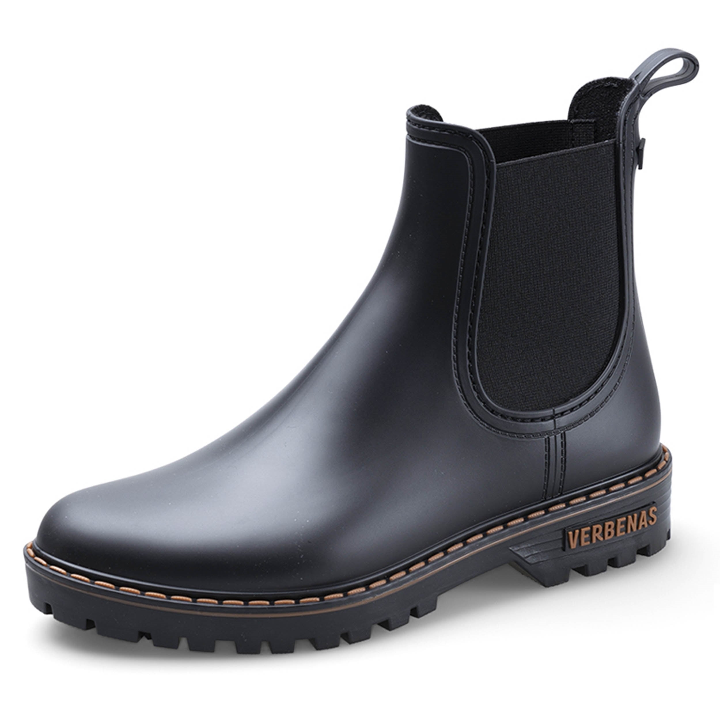 Verbenas Gaudi Countryside Womens Black Waterproof Chelsea Boots