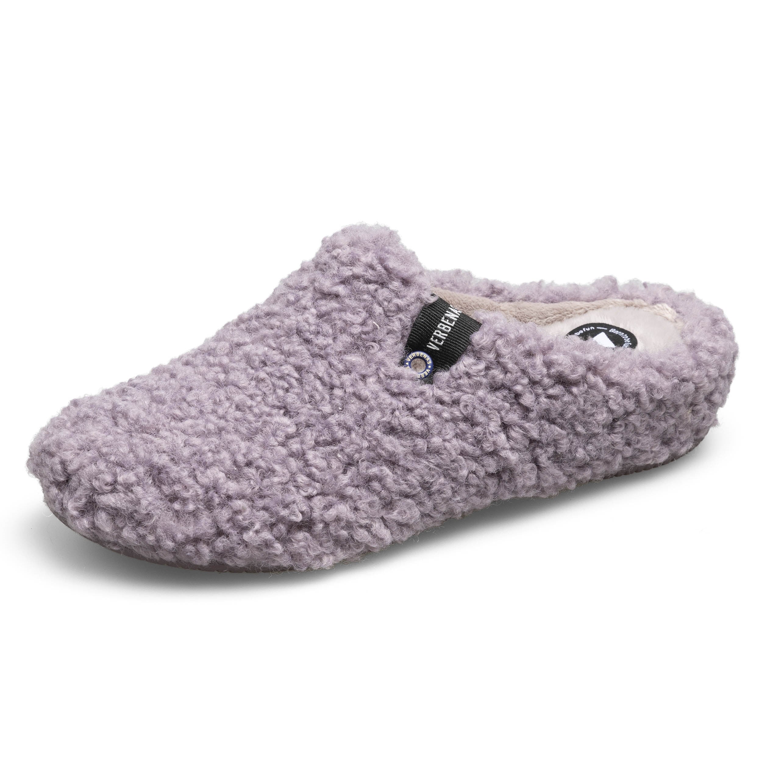 Verbenas York Curly Womens Lilac Slippers
