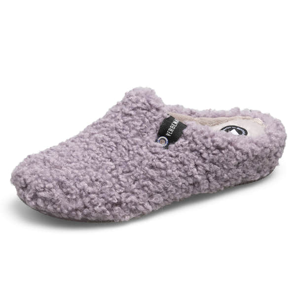 Verbenas York Curly Womens Lilac Slippers