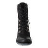 Josef Seibel Susie 04 Ladies Black Leather Waterproof Zip & Lace Ankle Boots