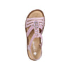 Rieker 60801-30 Ladies Light Pink Slip On Sandals