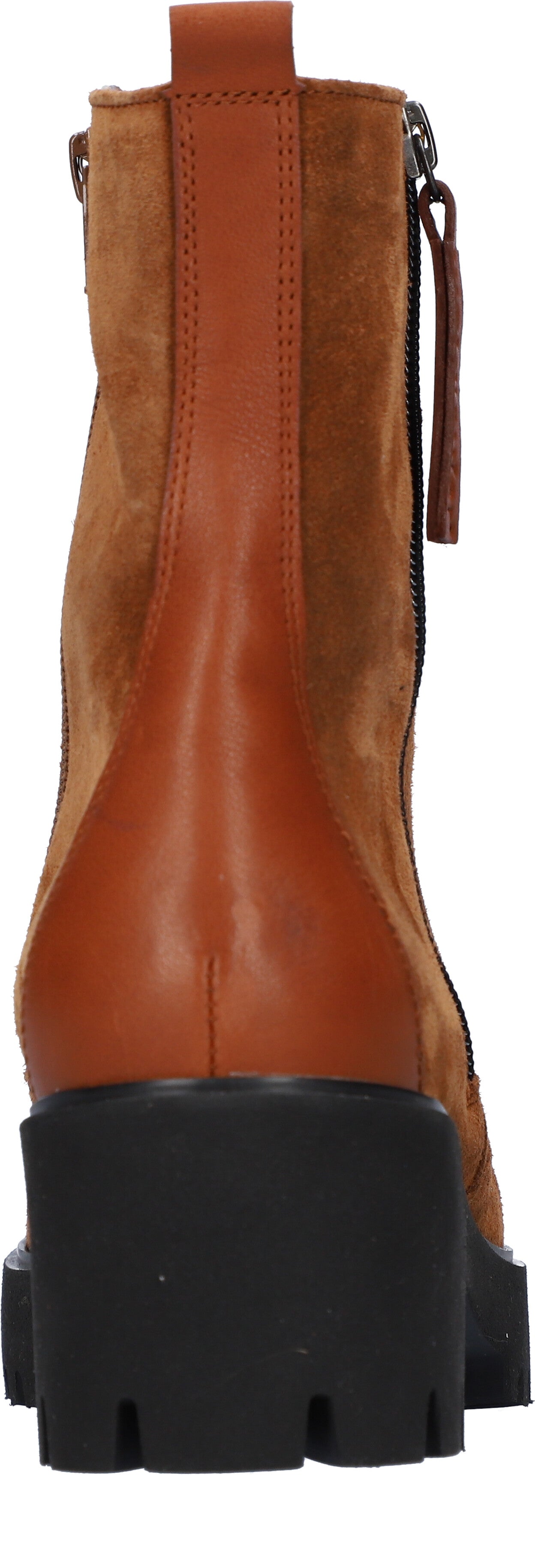 Waldlaufer 608803 200 082 K-Nira Ladies Brown Suede Side Zip Ankle Boots