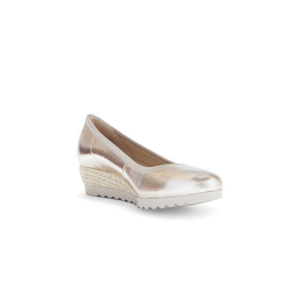 Gabor 62.641.82 Epworth Ladies Beige Suede Slip On Shoes