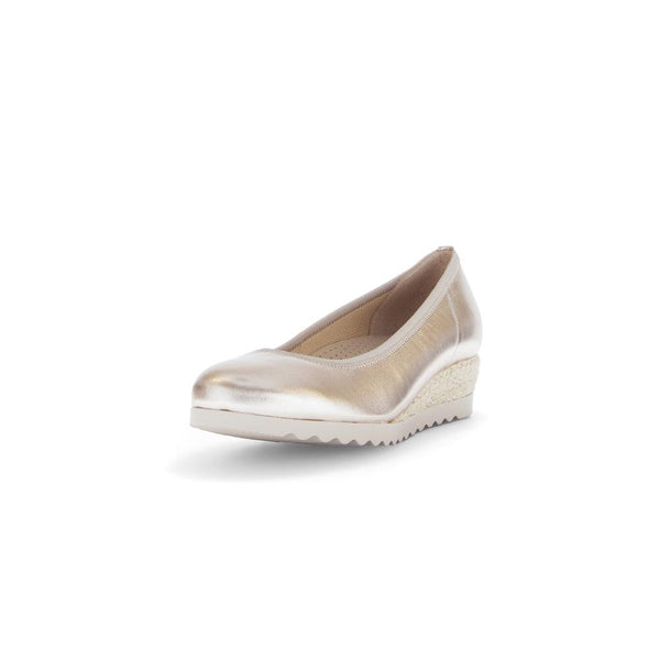Gabor 62.641.82 Epworth Ladies Beige Suede Slip On Shoes