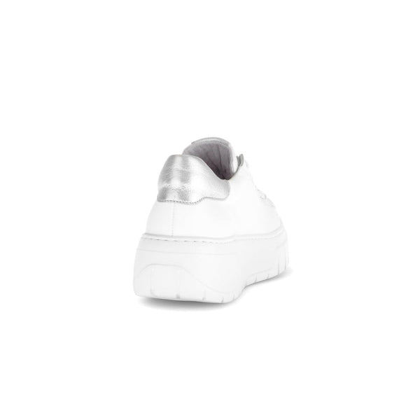 Gabor 63.222.21 Rios Ladies White Leather Lace Up Trainers