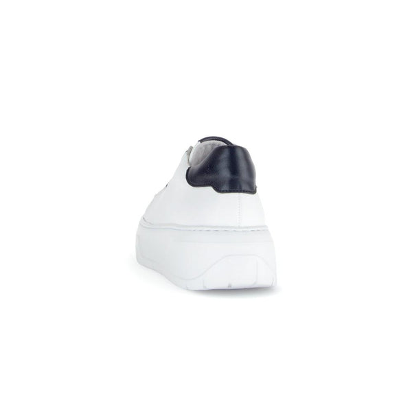Gabor 63.222.27 Rios Ladies White Leather Lace Up Trainers
