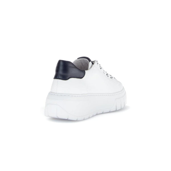 Gabor 63.222.27 Rios Ladies White Leather Lace Up Trainers