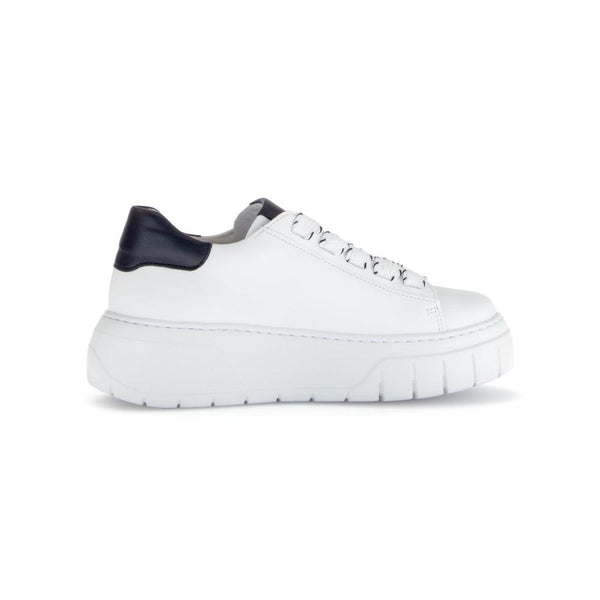 Gabor 63.222.27 Rios Ladies White Leather Lace Up Trainers