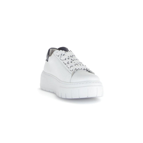 Gabor 63.222.27 Rios Ladies White Leather Lace Up Trainers