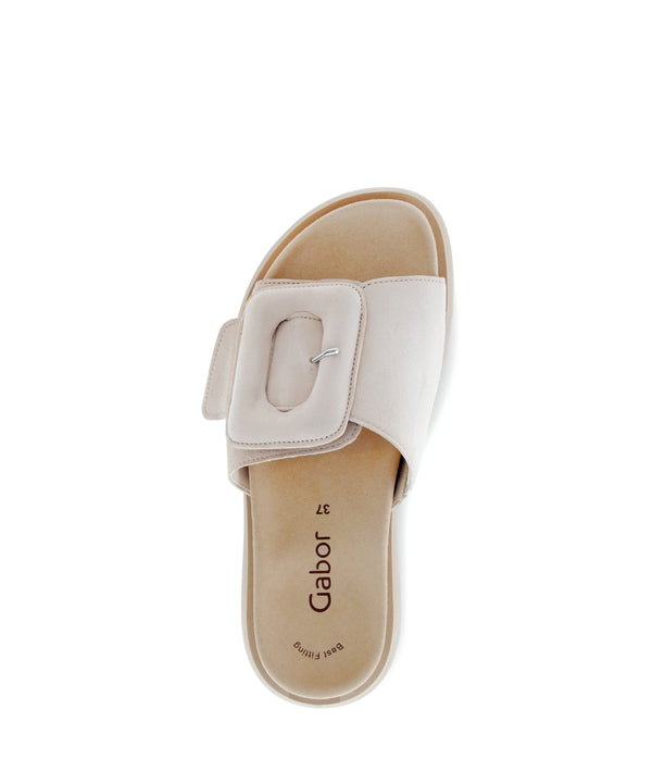Gabor 63.751.12 Adios Ladies Tan Suede Touch Fastening Sandals