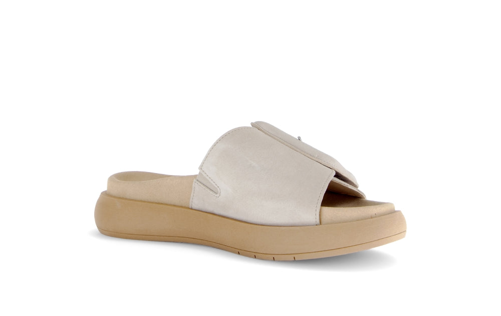 Gabor 63.751.12 Adios Ladies Tan Suede Touch Fastening Sandals