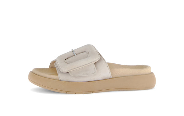 Gabor 63.751.12 Adios Ladies Tan Suede Touch Fastening Sandals