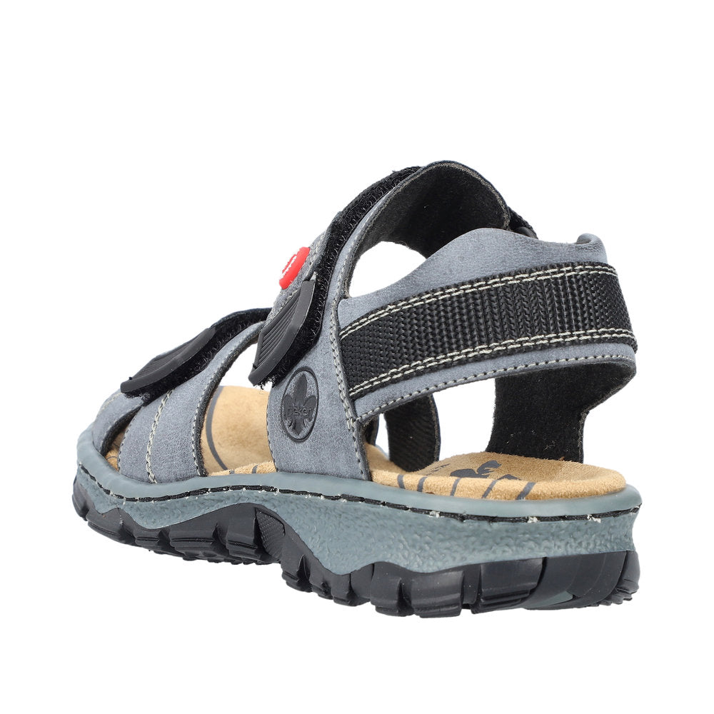 Rieker 68851-14 Ladies Blue Touch Fastening Sandals