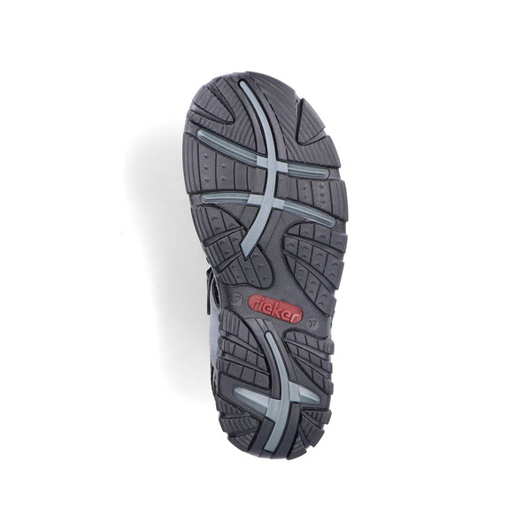 Rieker 68851-14 Ladies Blue Touch Fastening Sandals