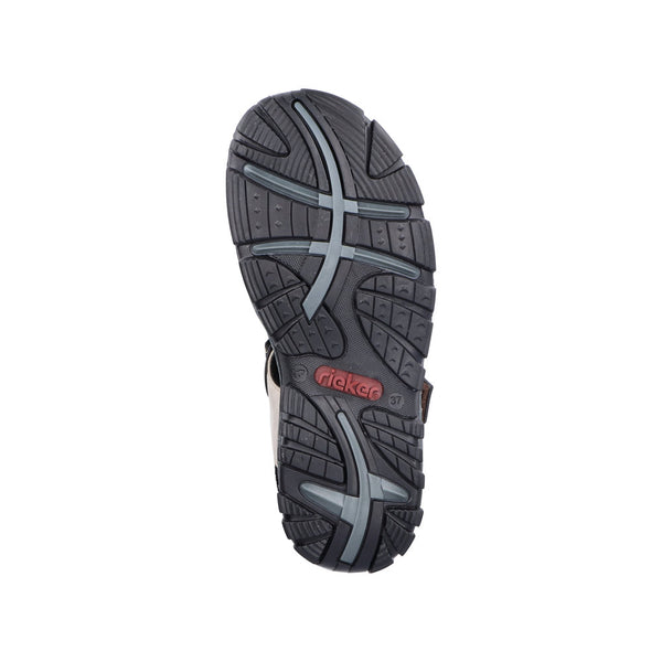 Rieker 68851-80 Ladies Ivory Touch Fastening Sandals