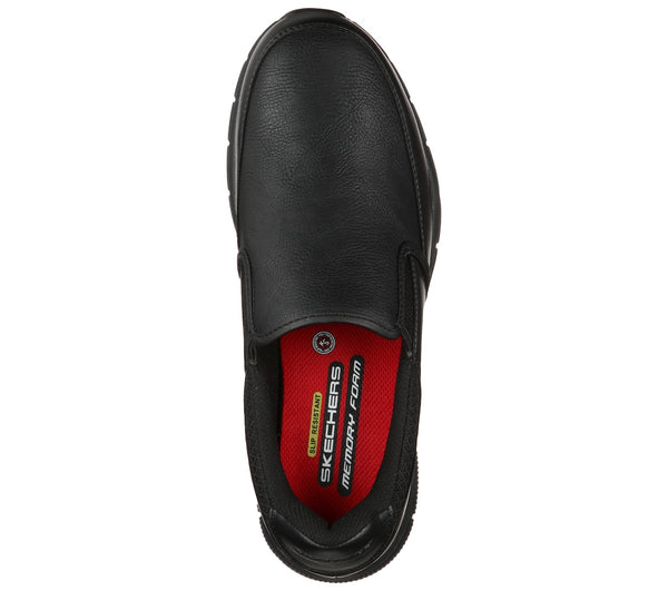Skechers 77157EC Nampa - Groton Mens Black Slip On Shoes