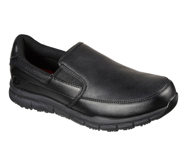 Skechers 77157EC Nampa - Groton Mens Black Slip On Shoes