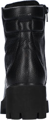 Waldlaufer 771804 199 001 H-Nira Ladies Black Leather Arch Support Zip & Lace Ankle Boots
