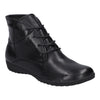 Josef Seibel 79709 Naly 09  Ladies Black Leather Lace Up Ankle Boots