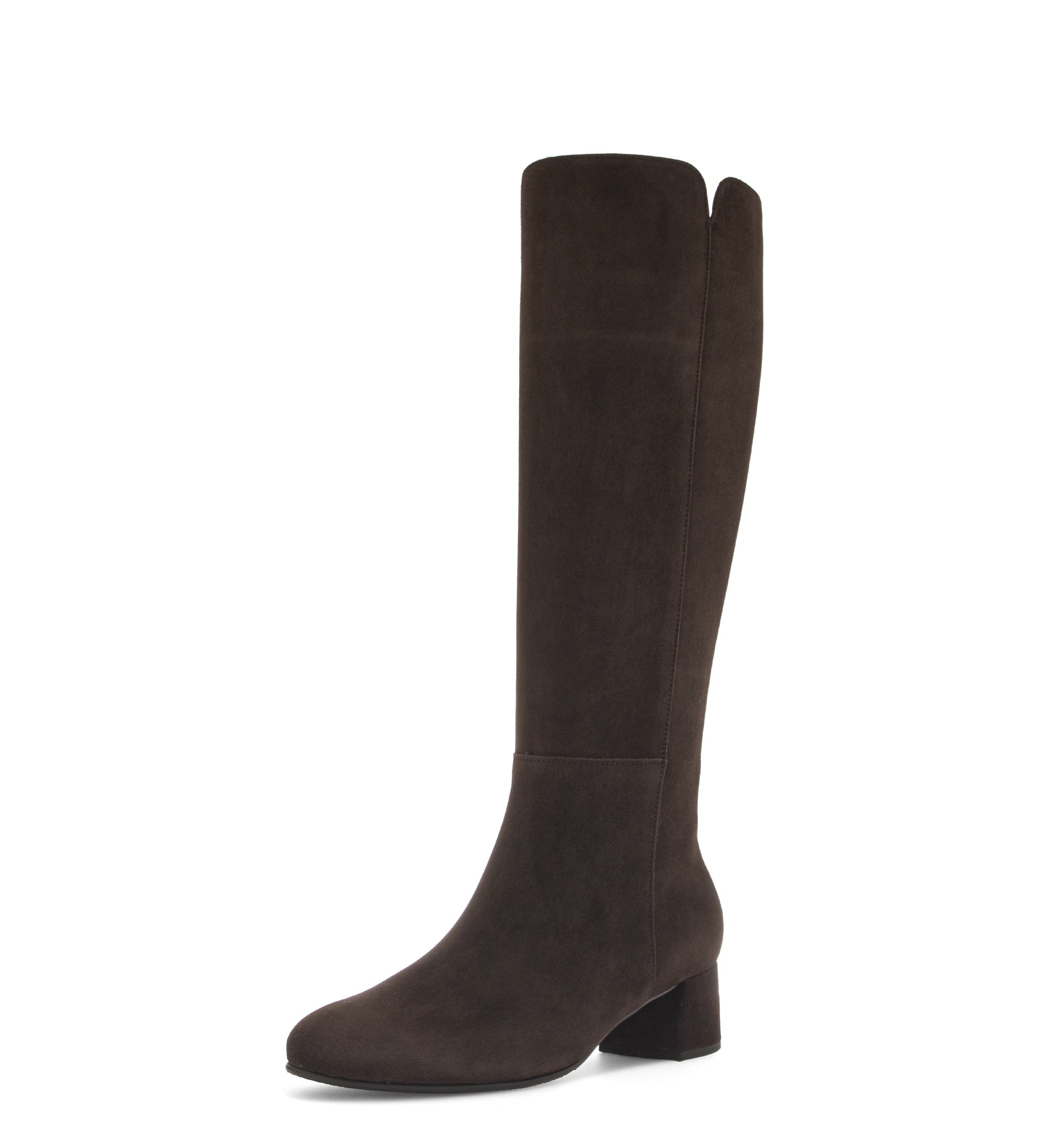 Gabor 8036.03.004 Ashby M Ladies Mocca Brown Suede Medium Calf Knee High Boots