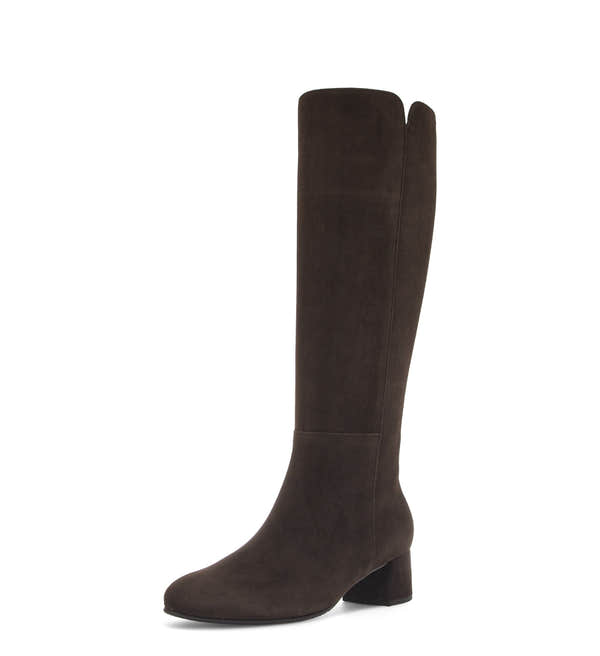 Gabor 8036.03.004 Ashby M Ladies Mocca Brown Suede Medium Calf Knee High Boots