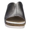 Josef Seibel Quinn 01 Ladies Silver Leather Arch Support Slip On Sandals