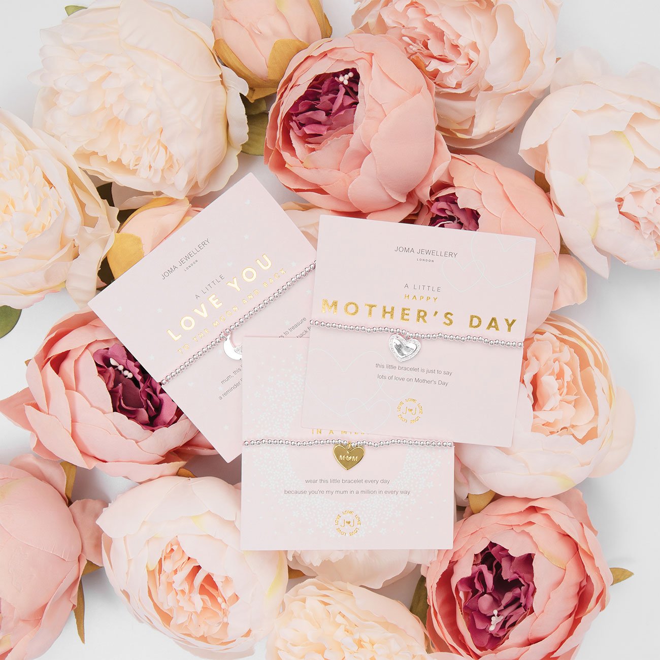 A Little Happy Mother's Day Silver Plated Bracelet - elevate your sole
