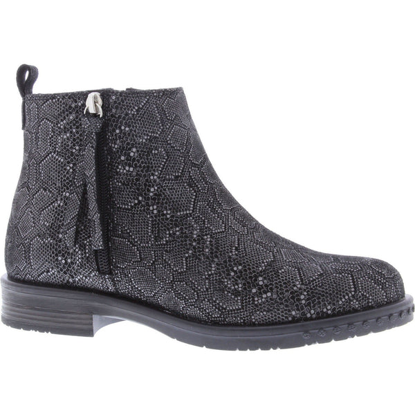 Adesso A5566 Mya Ladies Snake Print Leather Ankle Boots - elevate your sole