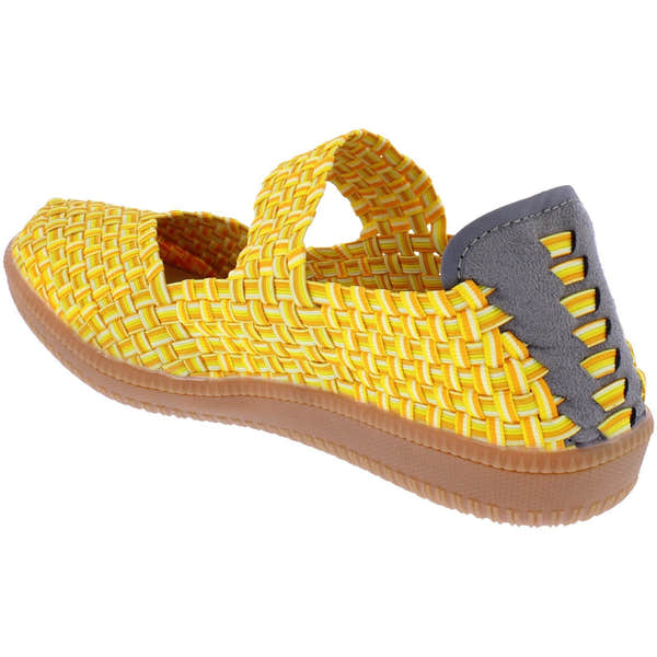 Adesso A7403 Sidra Ladies Pineapple Textile Arch Support Slip On Shoes-elevate your sole