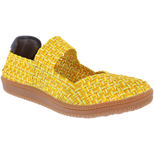 Adesso A7403 Sidra Ladies Pineapple Textile Arch Support Slip On Shoes-elevate your sole