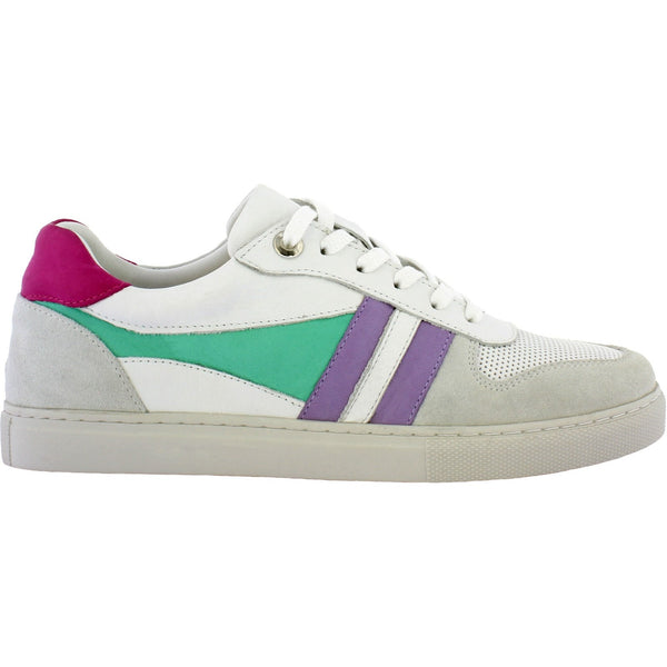 Adesso Cyndi Ladies Miami A6520 Leather Lace Up Trainers-elevate your sole